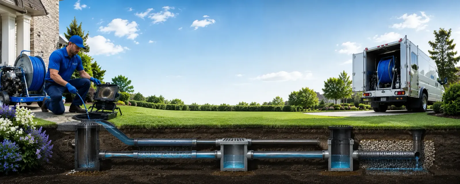 Outdoor drain cleaning information for Mountville, PA